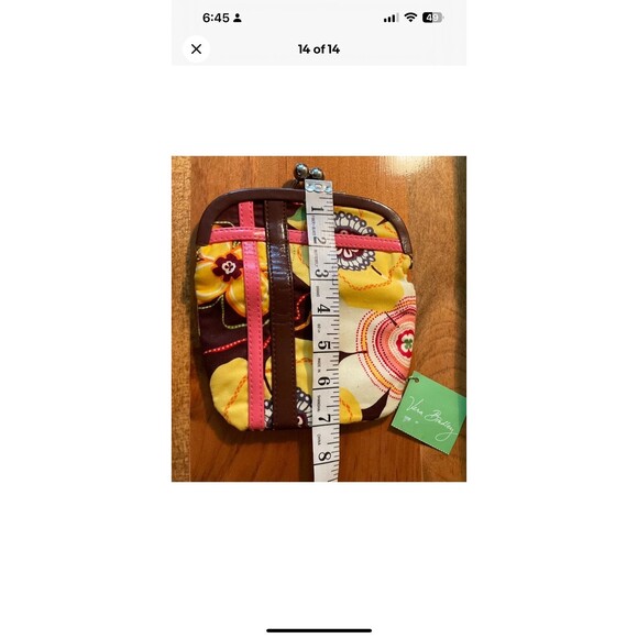 Vera Bradley Buttercup “Knot Just A Clutch” Magnetic Handbag & Change Purse NEW - Picture 12 of 12